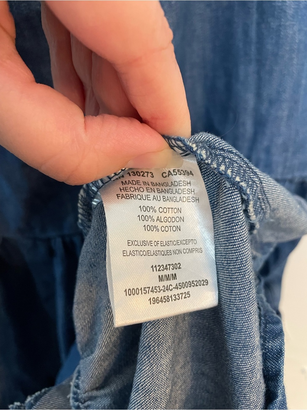 Wrangler Retro Denim/Chambray Tiered Spaghetti-Strap Prairie Dress - Picture 9 of 12